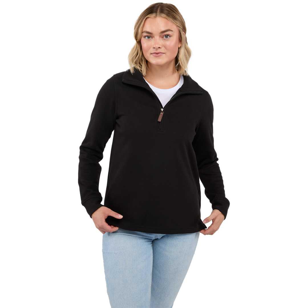 Hudson eco knit half zip - womens Beige miniatura 33