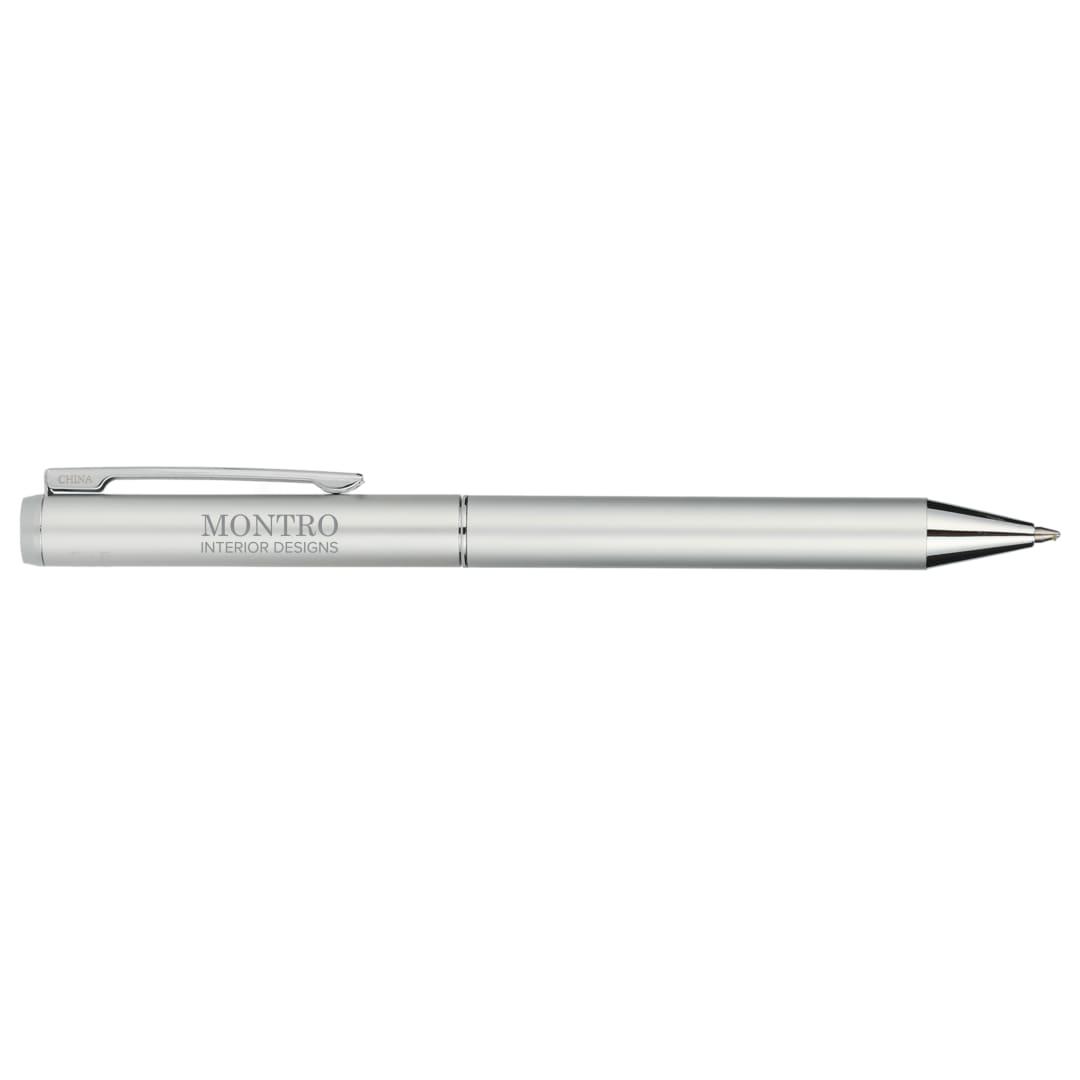 Recycled aluminum ultra gel ballpoint Black miniatura 11