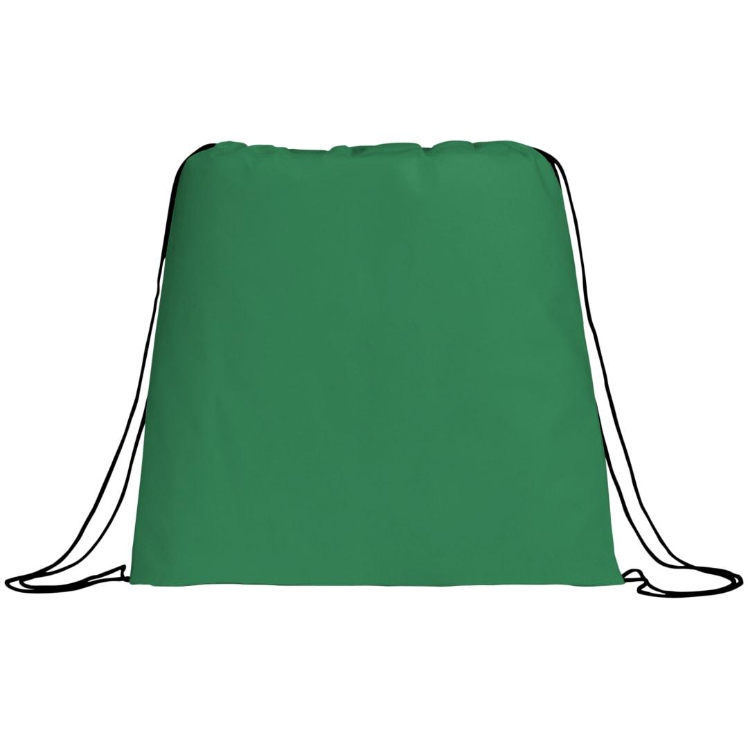 Evergreen non-woven drawstring bag Black miniatura 8