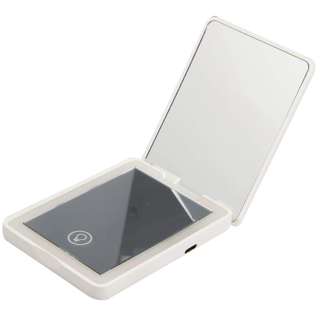 Rechargeable 100% rabs led compact mirror White miniatura 10