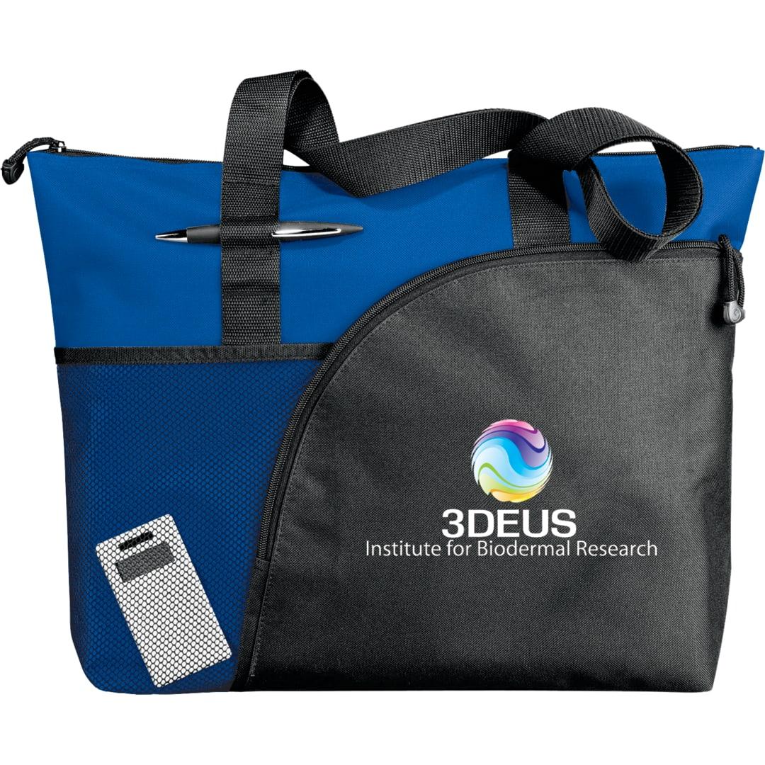 Excel sport zippered utility business tote Royal miniatura 8