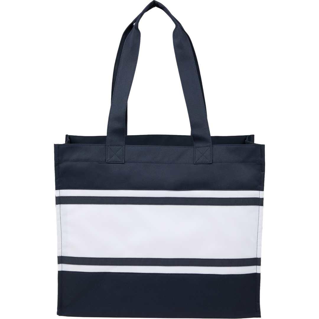 Varsity box tote Black miniatura 11