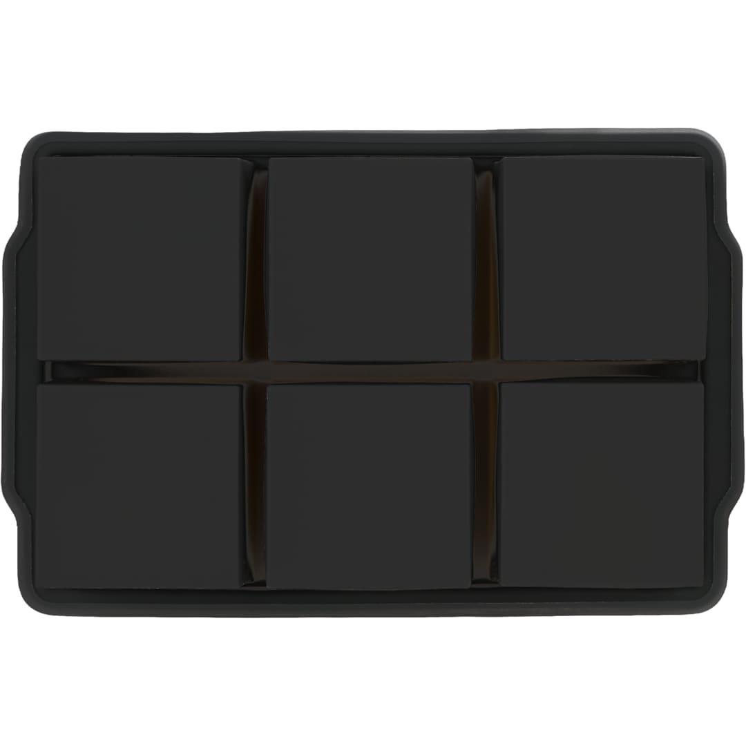 Silicone ice cube tray w/ lid Black miniatura 4
