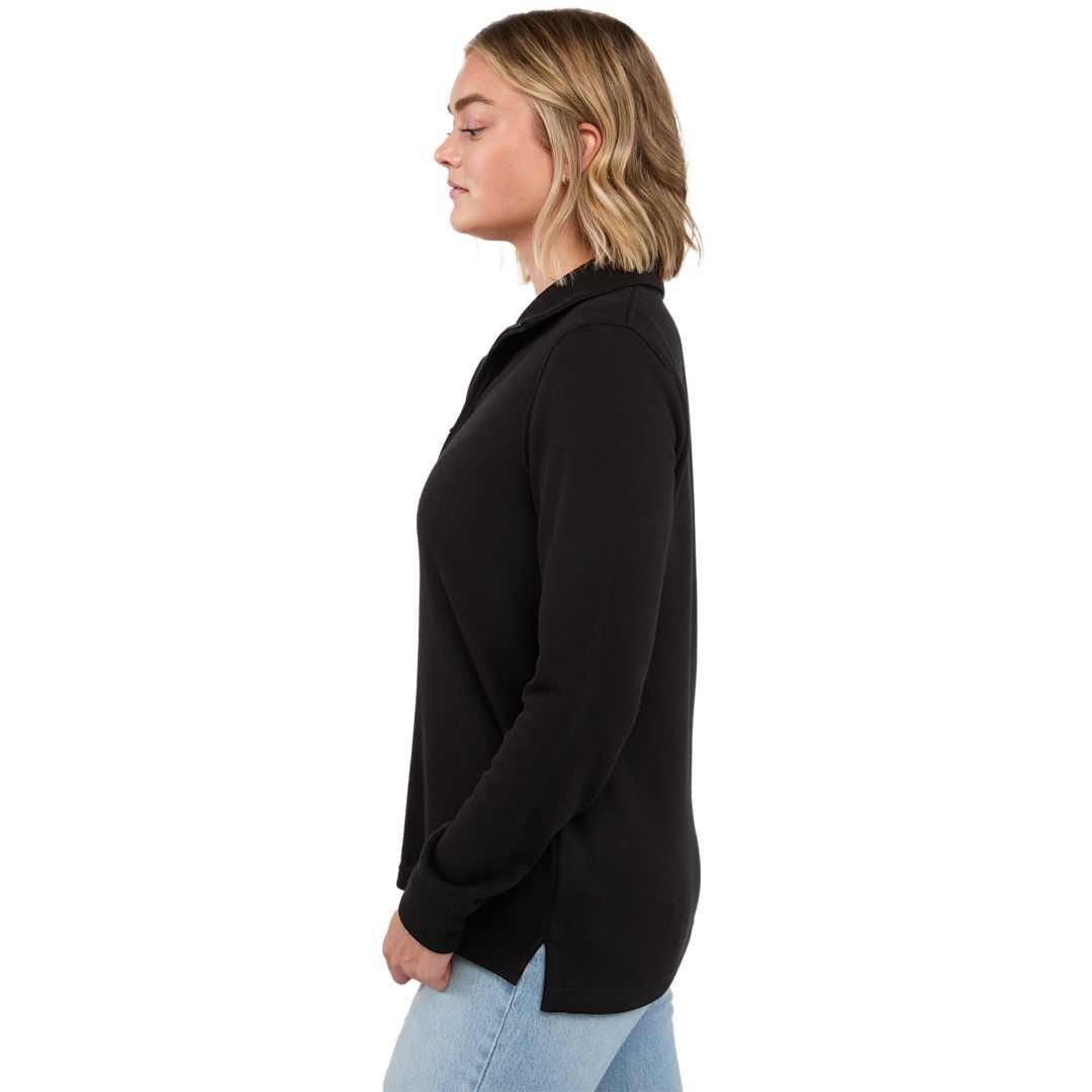 Hudson eco knit half zip - womens Beige miniatura 36