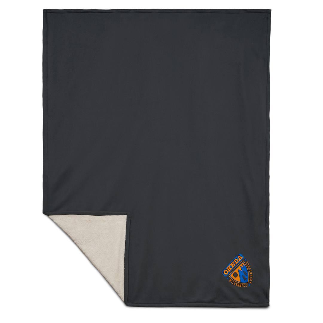 Fleece-sherpa blanket Navy Blue miniatura 13