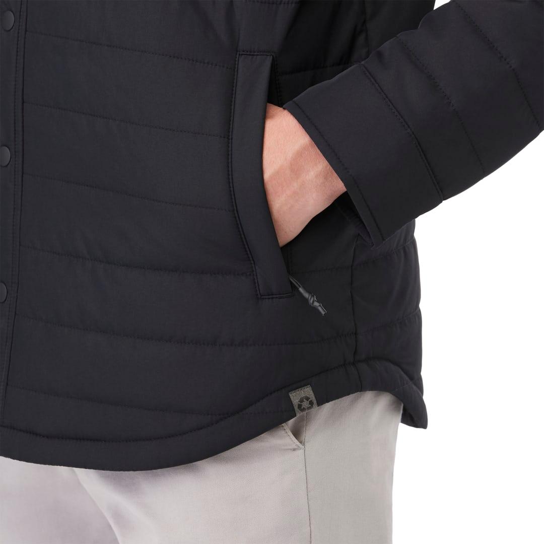 Mens porter eco insulated shacket Navy Blue miniatura 10