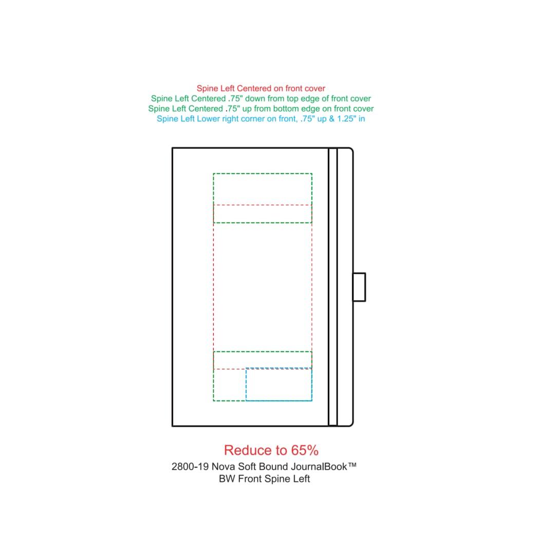 Fsc® mix 5.5x 8.5 nova soft bound journal Navy Blue miniatura 4