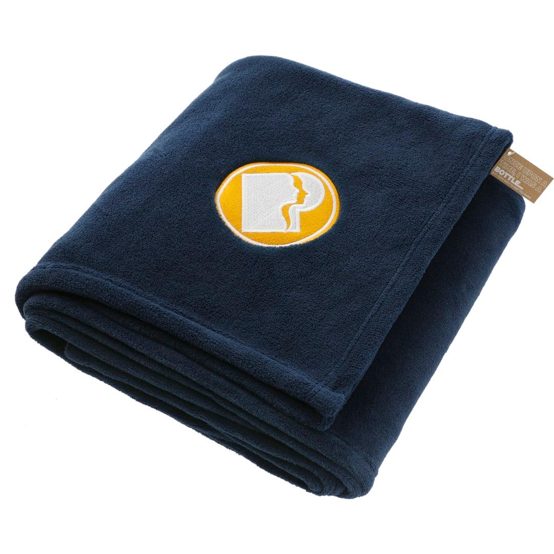 Recycled pet oversized coral fleece blanket Grey miniatura 10