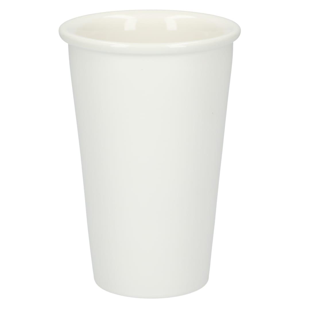 Im not a paper cup 10oz ceramic tumbler Black miniatura 22