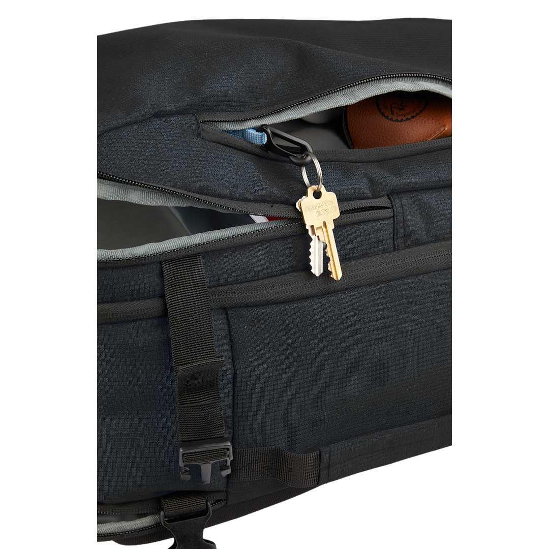 Wander & roam travel backpack Black miniatura 10
