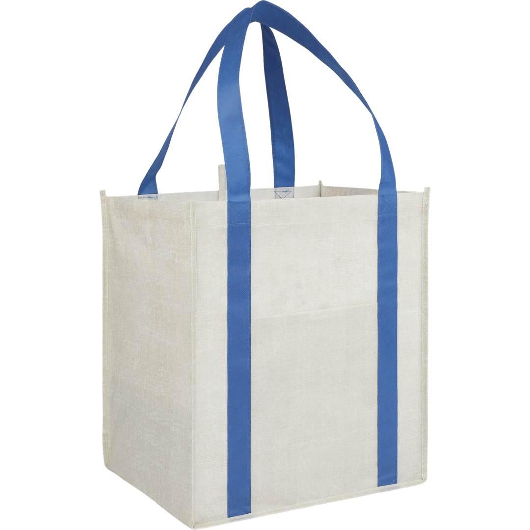 Neptune recycled non-woven grocery tote Black miniatura 17