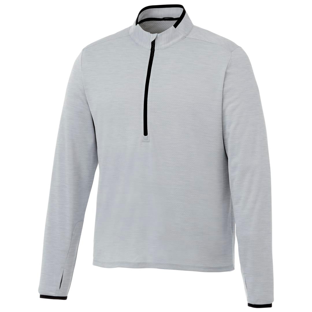Mens mather knit half zip Dark Gray miniatura 16