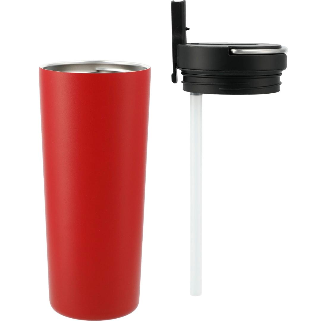 Thor copper insulated tumbler 24oz flip straw lid Black miniatura 32