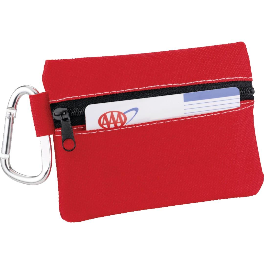Zippered 20-piece first aid pouch Black miniatura 14