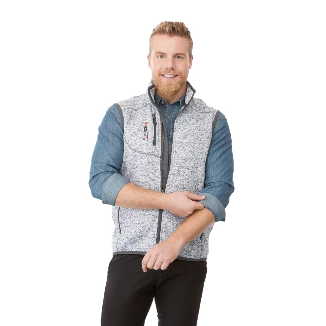 Mens fontaine knit vest Grey miniatura 14