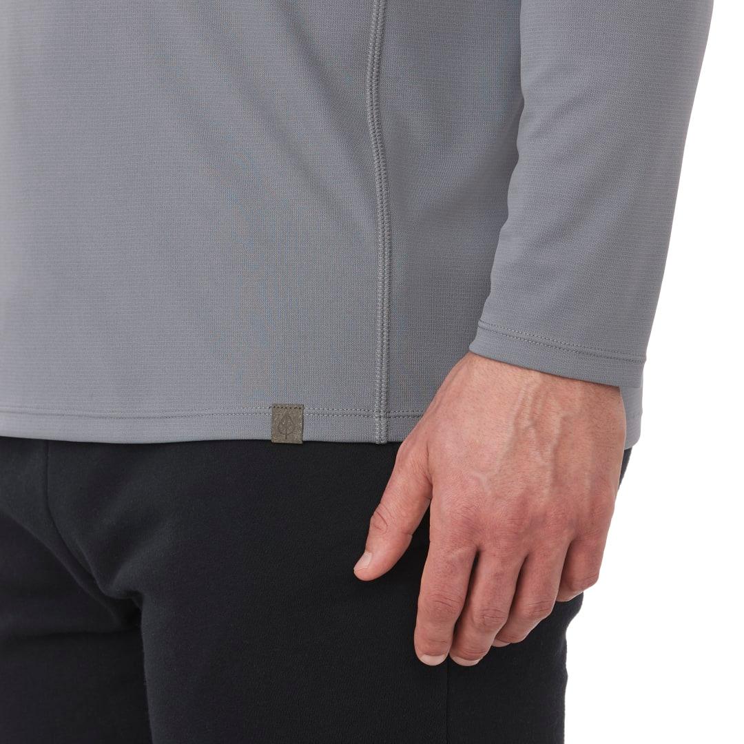 Evans eco knit quarter zip - mens Royal miniatura 6