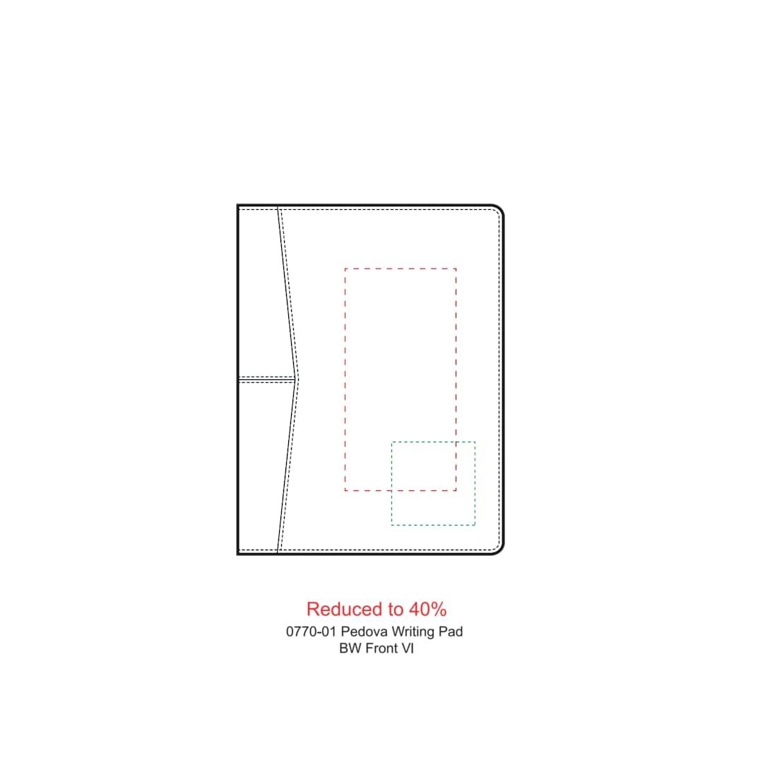 Fsc® mix pedova™ recycled writing pad Black miniatura 4