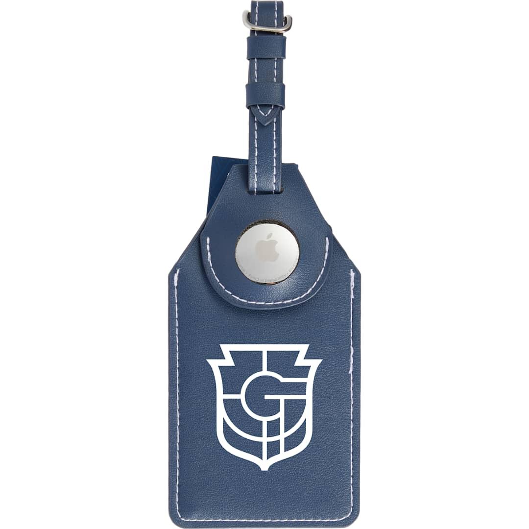 Wander & roam luggage tag w/ air tag holder Black miniatura 15