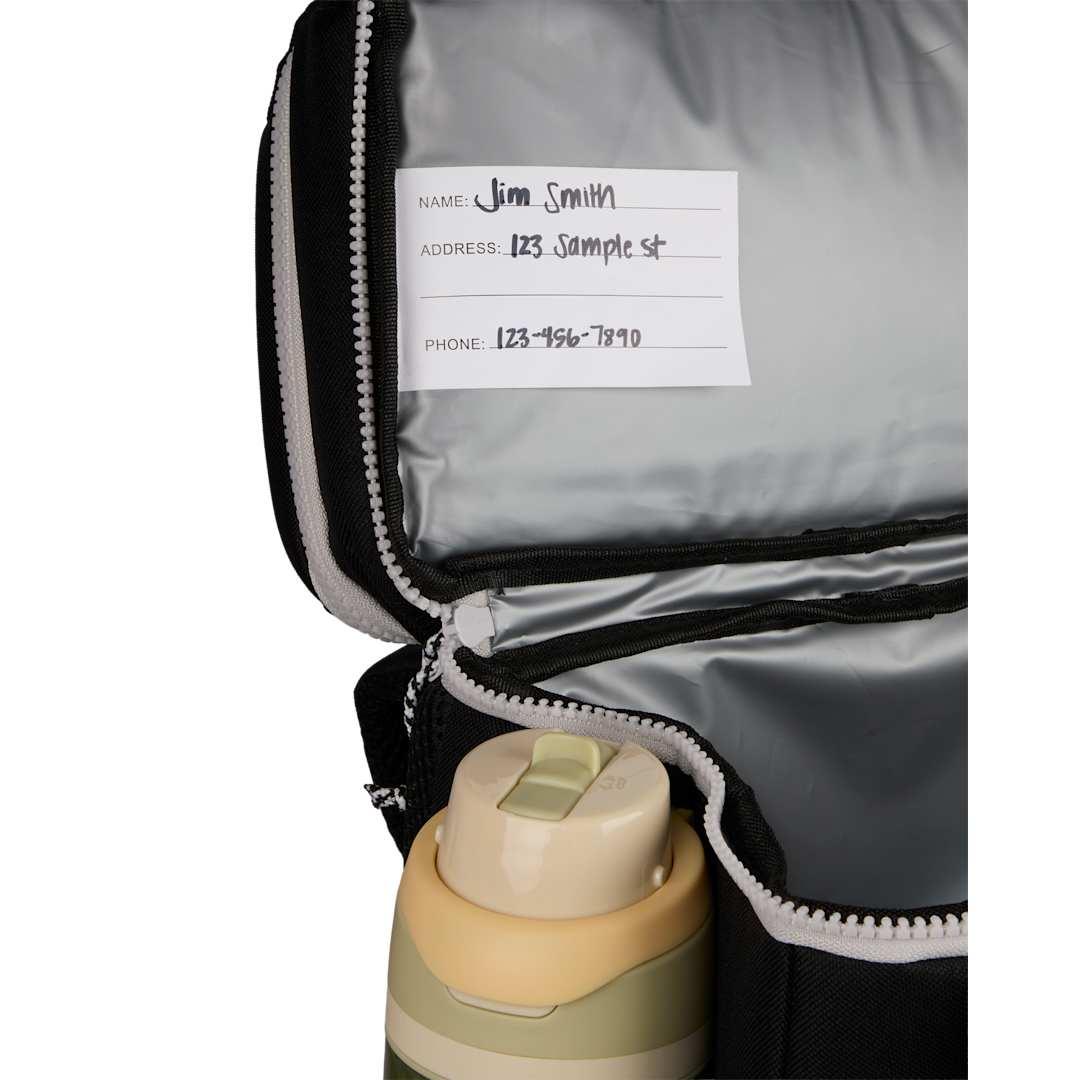 Glacial rpet backpack cooler Black miniatura 5