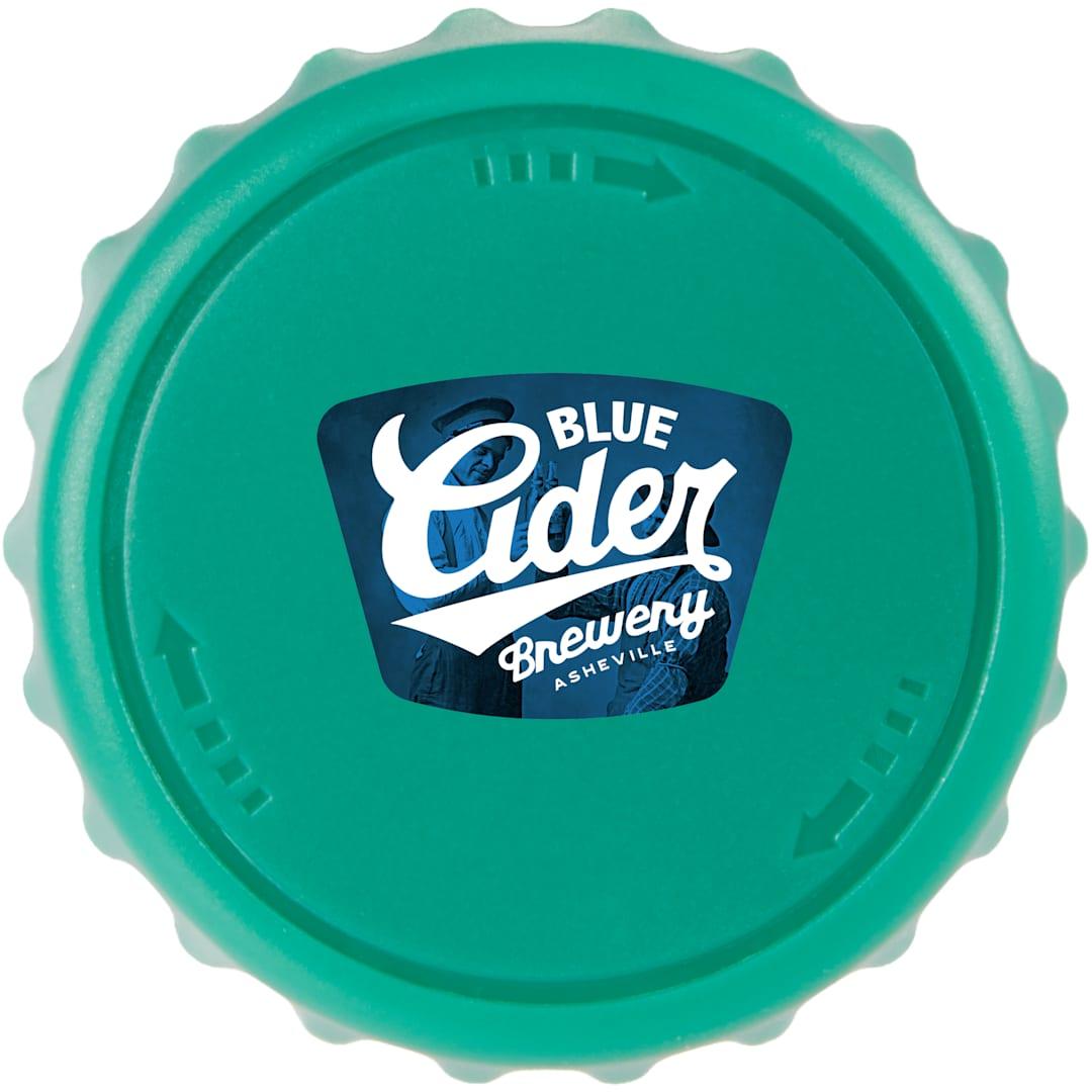 Recycled bottle topper & opener Black miniatura 22