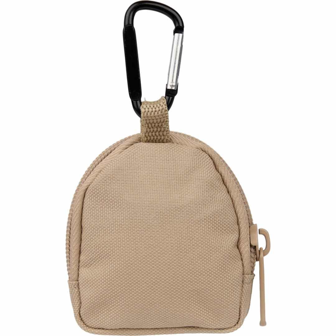 Mini backpack bag charm Natural miniatura 18