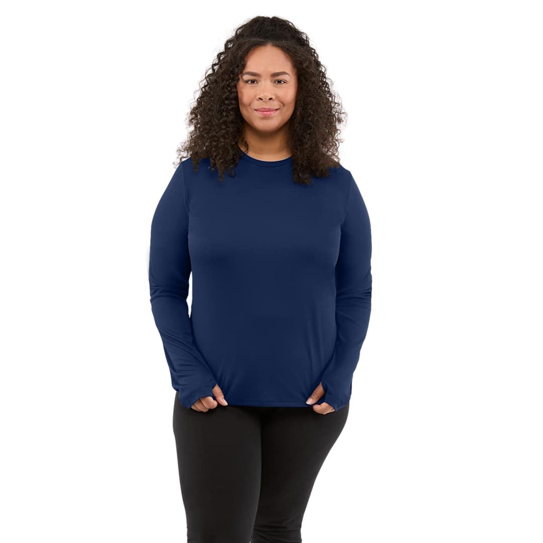 Dara ls tech tee - womens White miniatura 9
