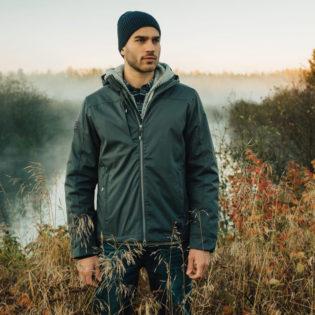 Mens northlake roots73 insulated jacket Dark Gray miniatura 4