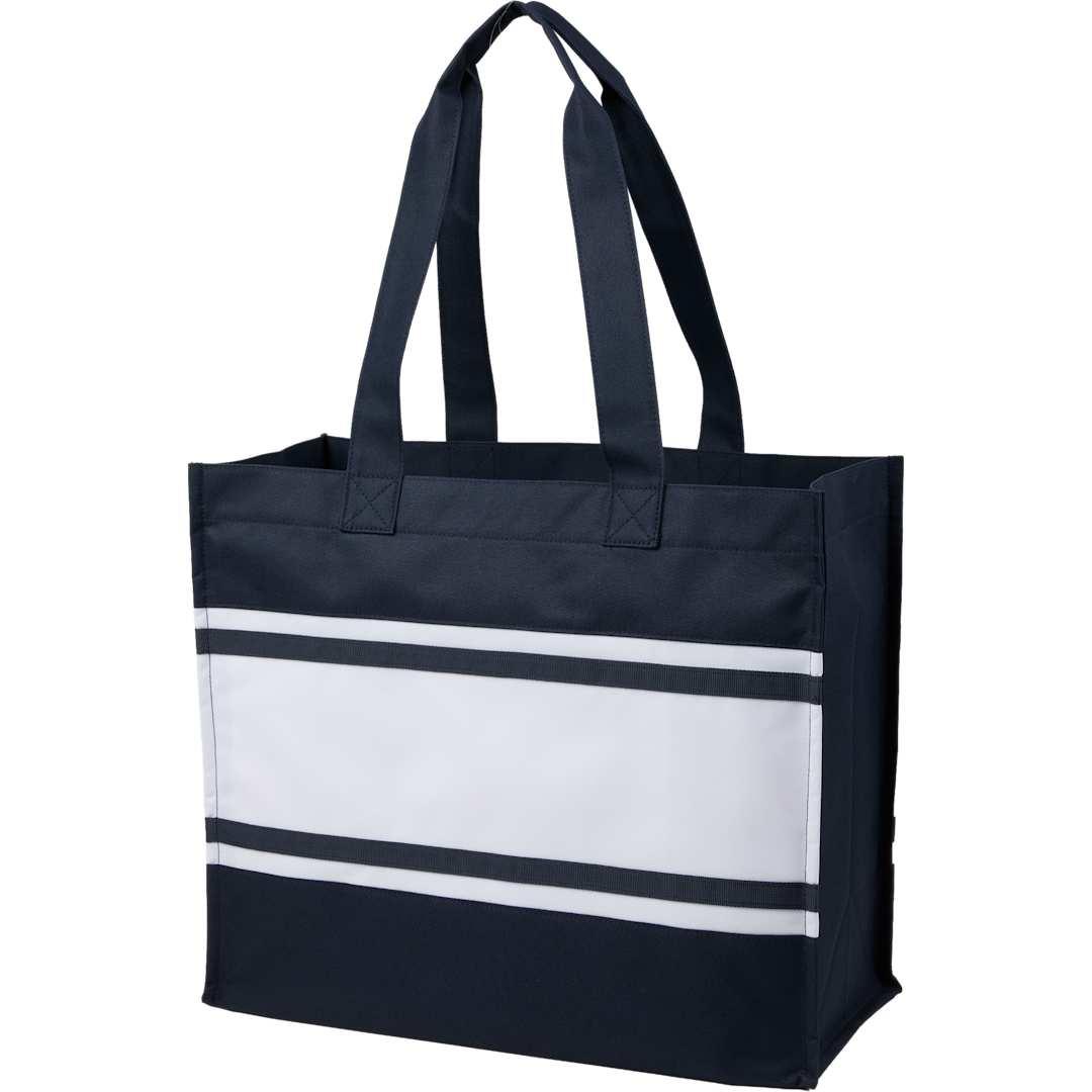 Varsity box tote Black miniatura 8