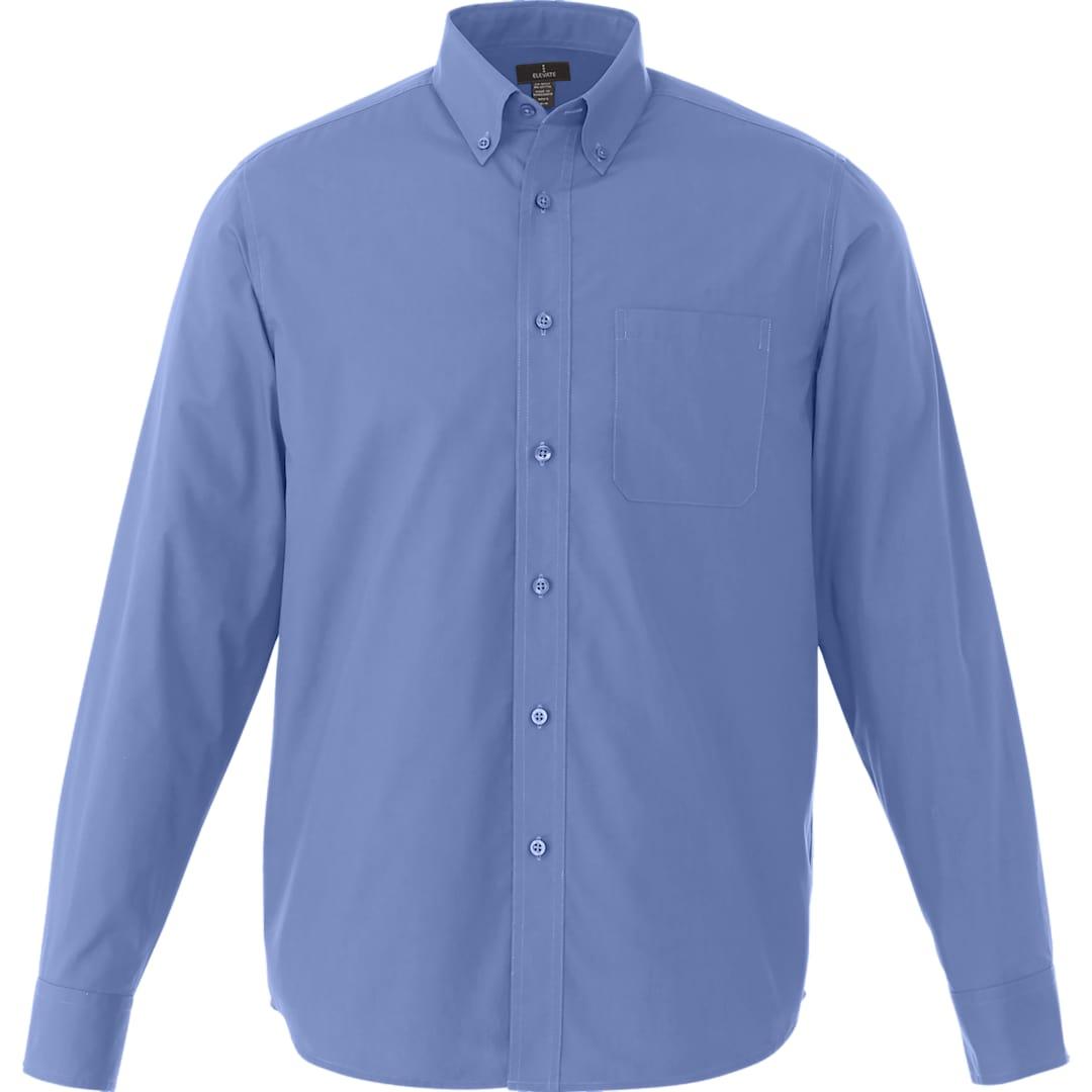 Mens preston long sleeve shirt tall White miniatura 3