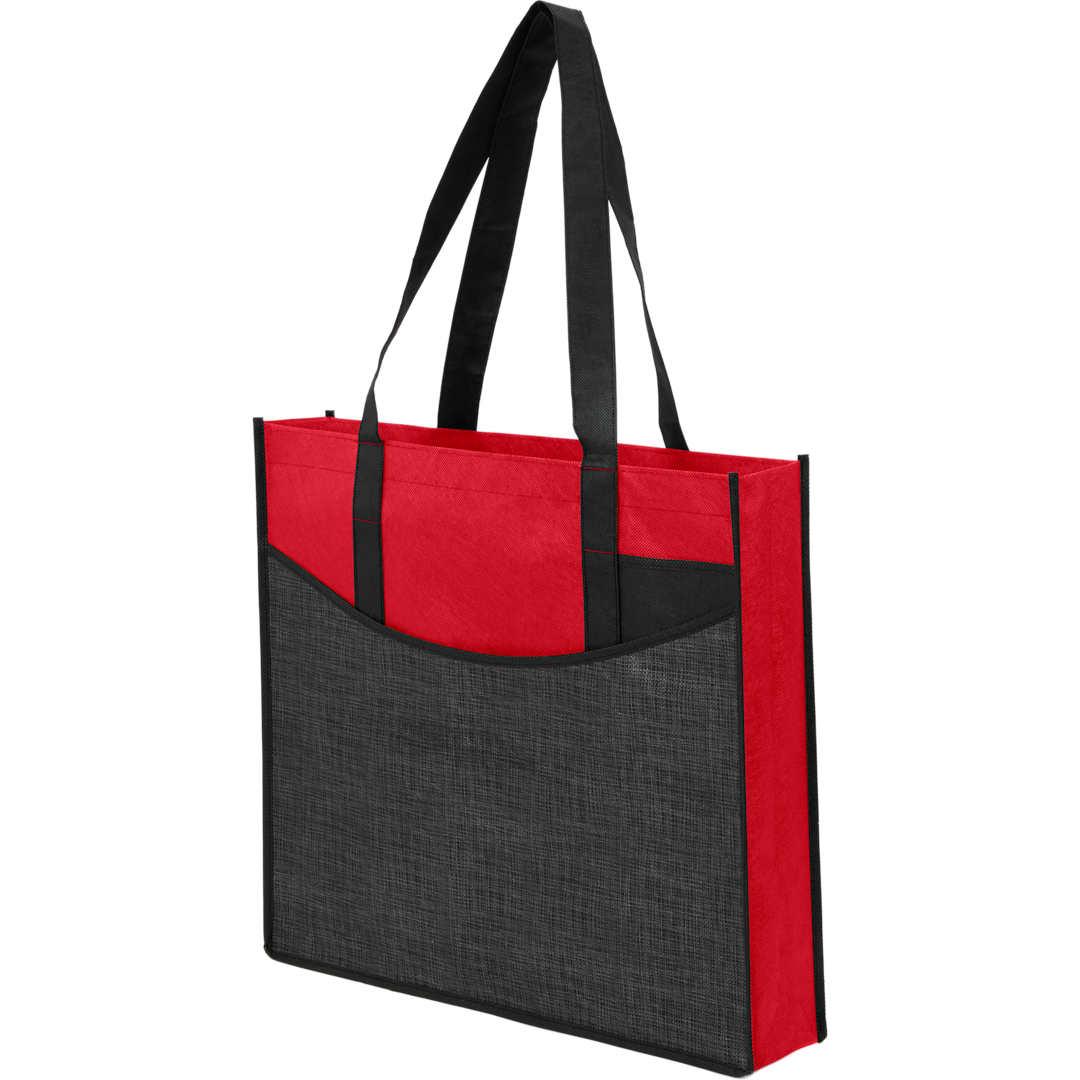 Brooke recycled non-woven convention tote Blue miniatura 16