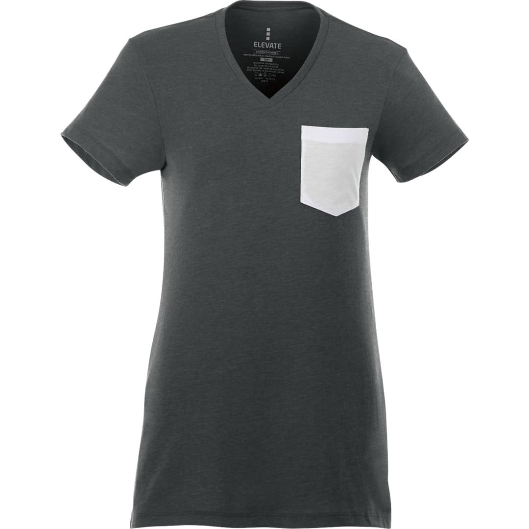 Womens monroe short sleeve pocket tee Sky Blue miniatura 16