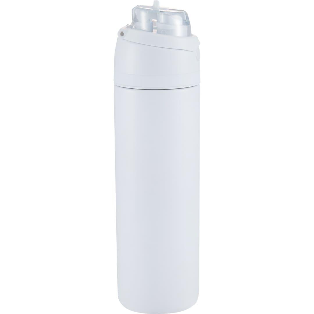 Elvin 28oz recycled stainless flip straw bottle Black miniatura 46