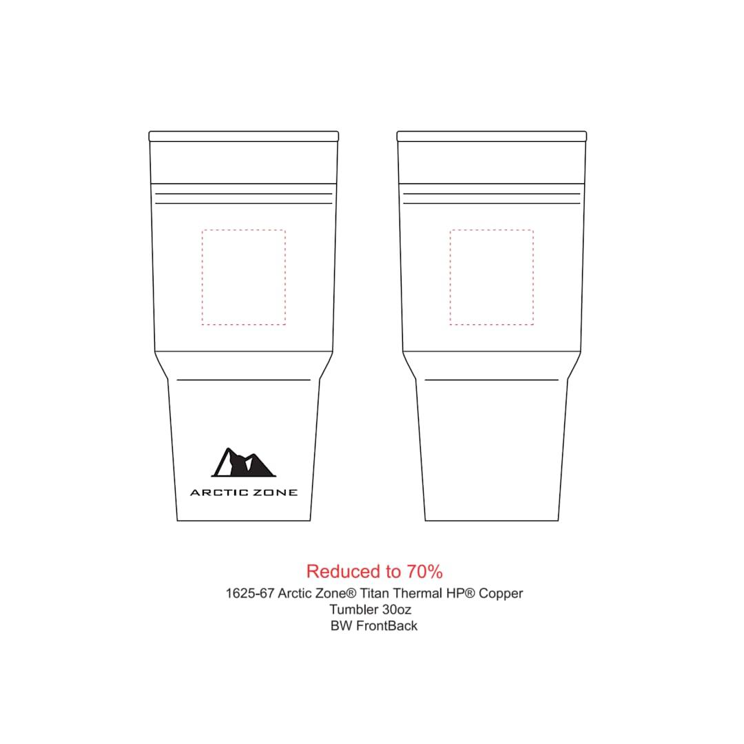 Arctic zone® titan thermal hp® copper tumbler 30oz White miniatura 7