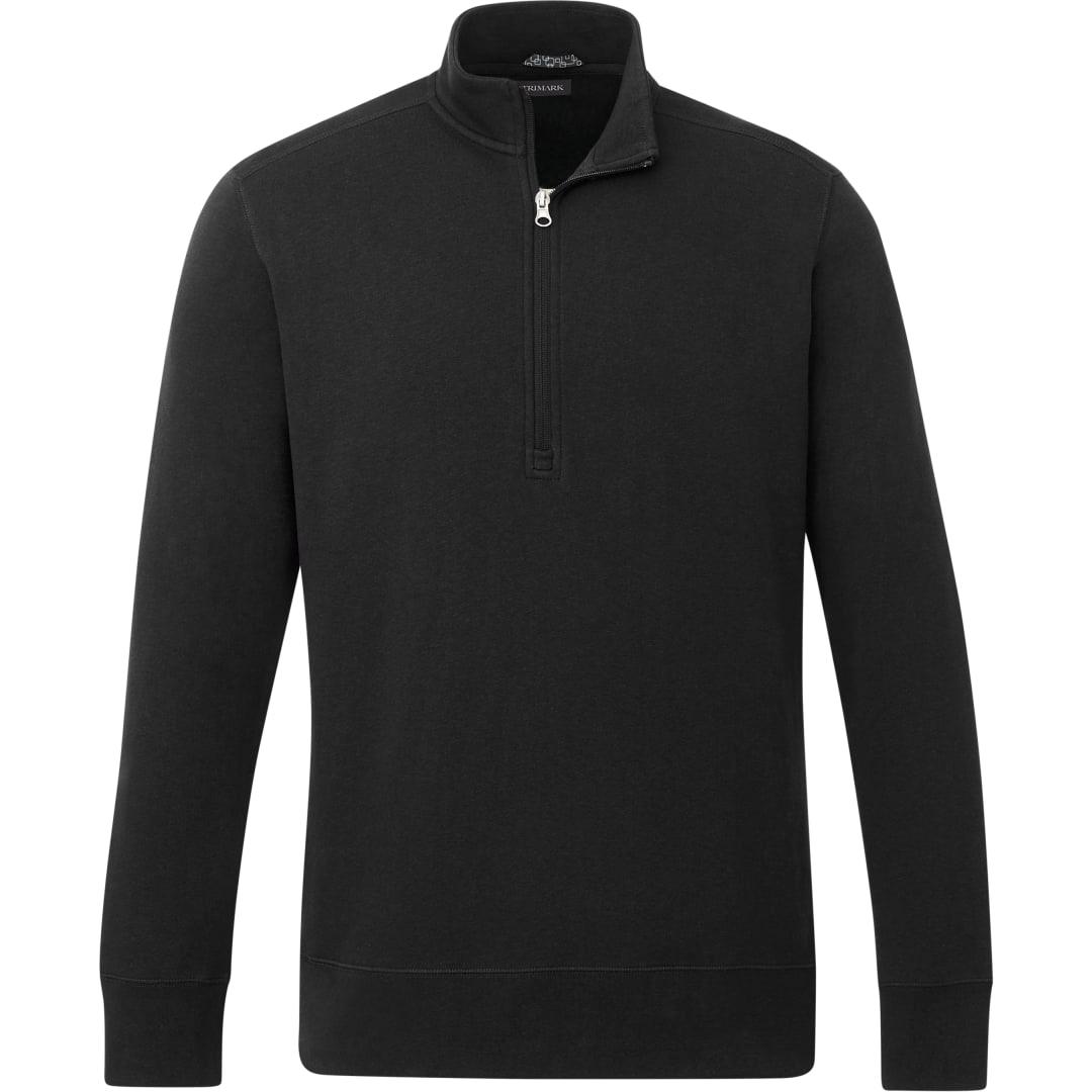 Mens dayton fleece half zip Black miniatura 19
