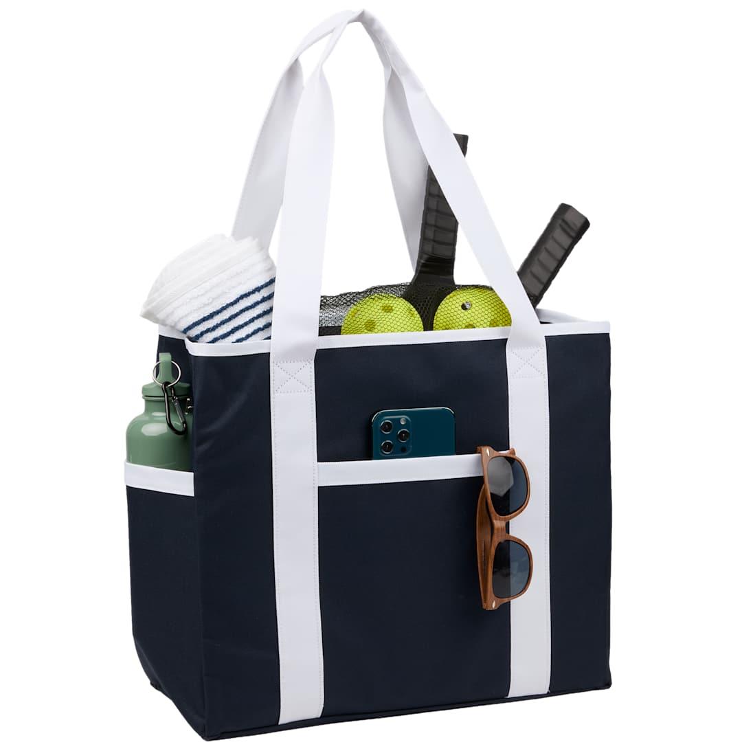 Varsity club tote Black miniatura 19