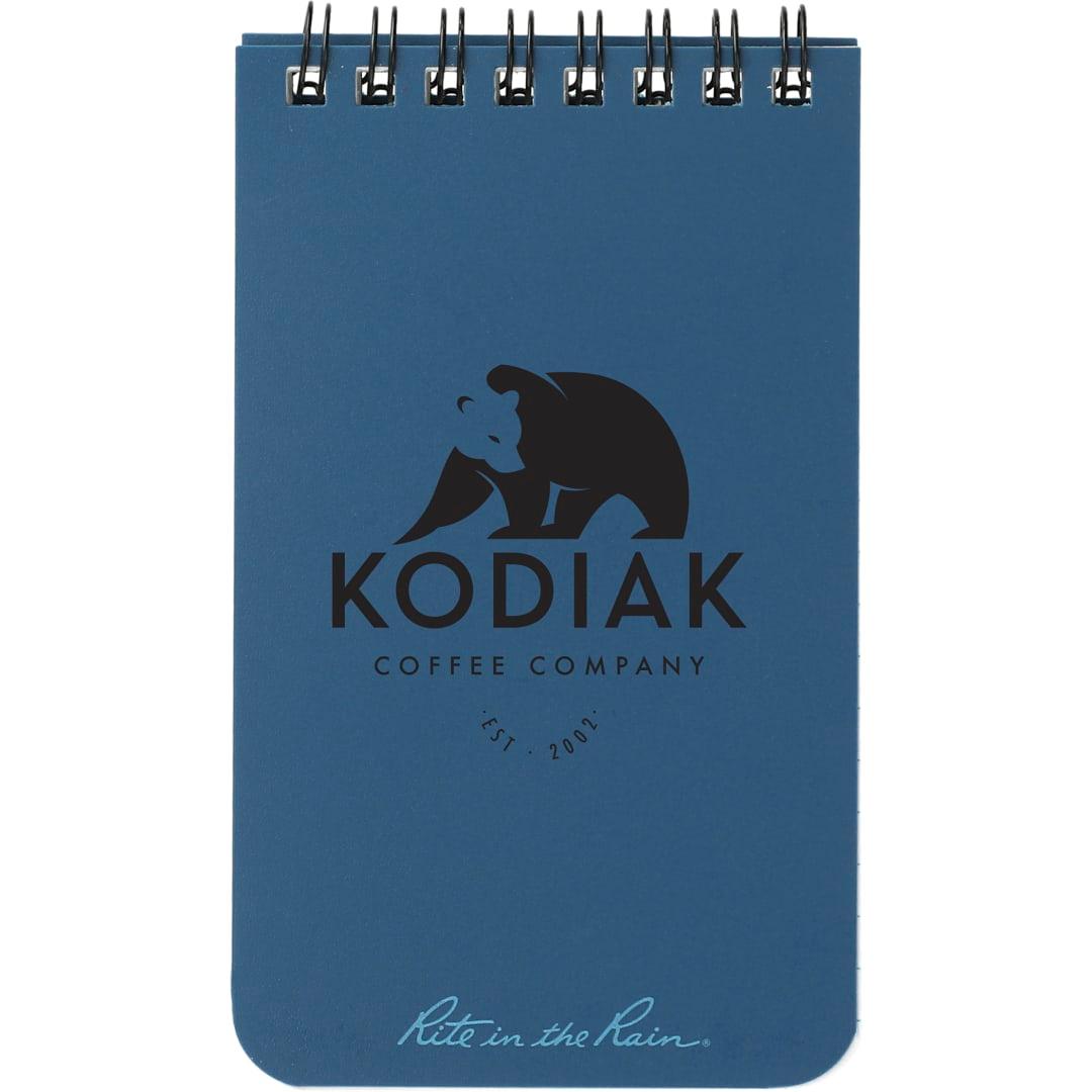 3 X 5 rite in the rain top spiral notebook Black miniatura 22