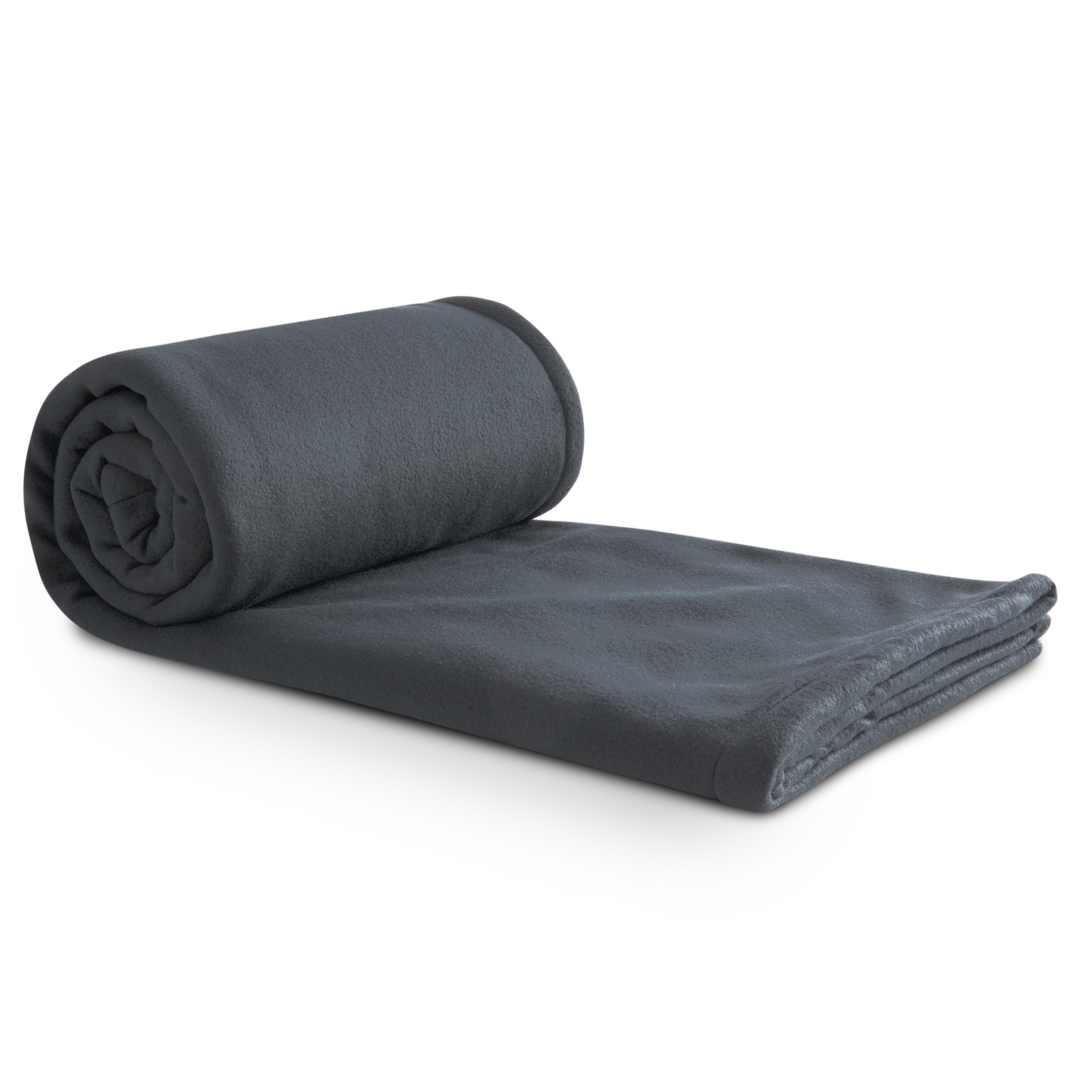 Fleece-sherpa blanket Navy Blue miniatura 10