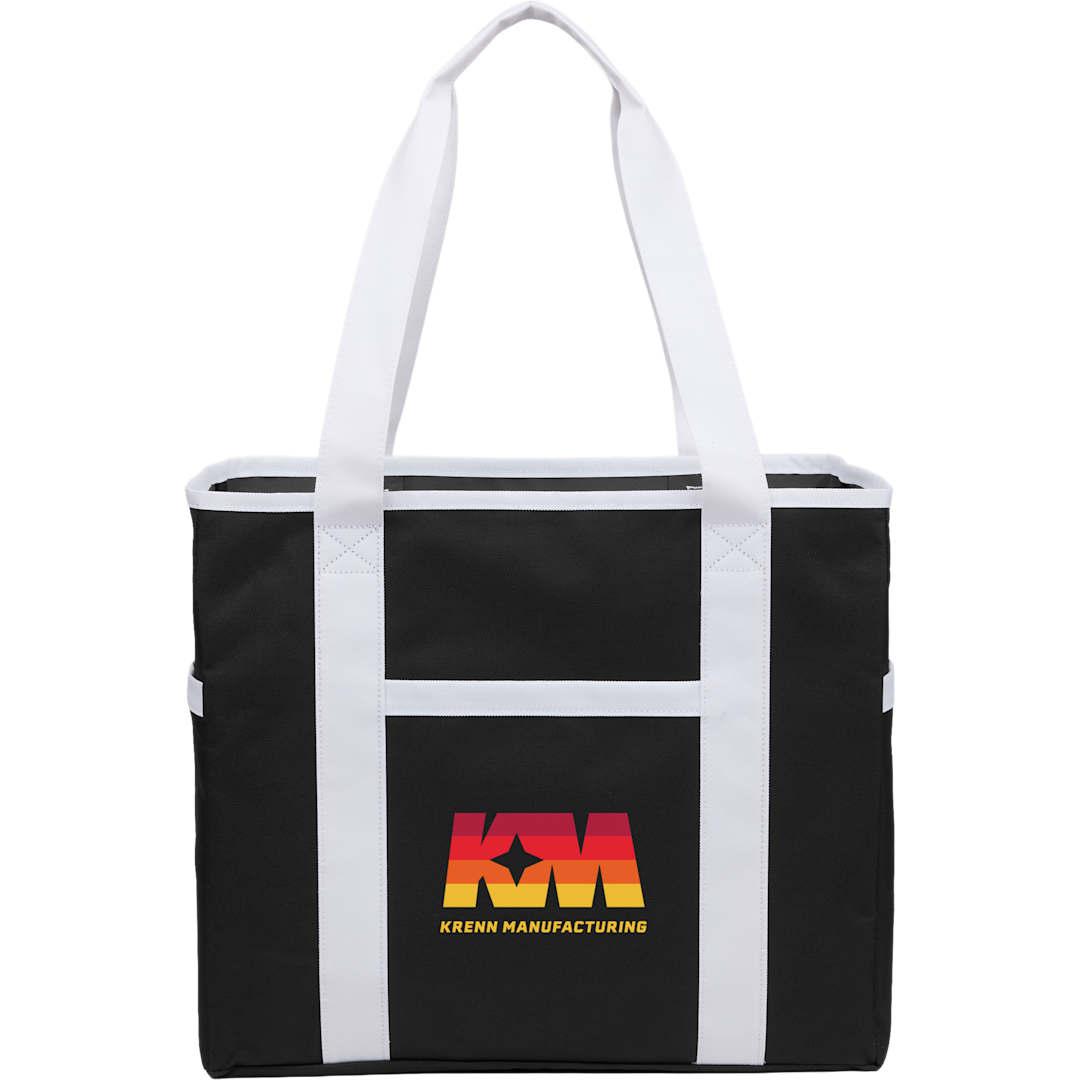 Varsity club tote Black miniatura 7
