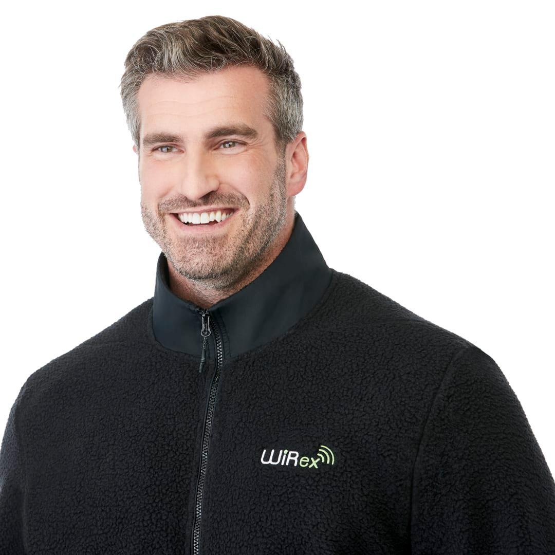 Mens kahuzi eco full zip sherpa Khaki miniatura 15