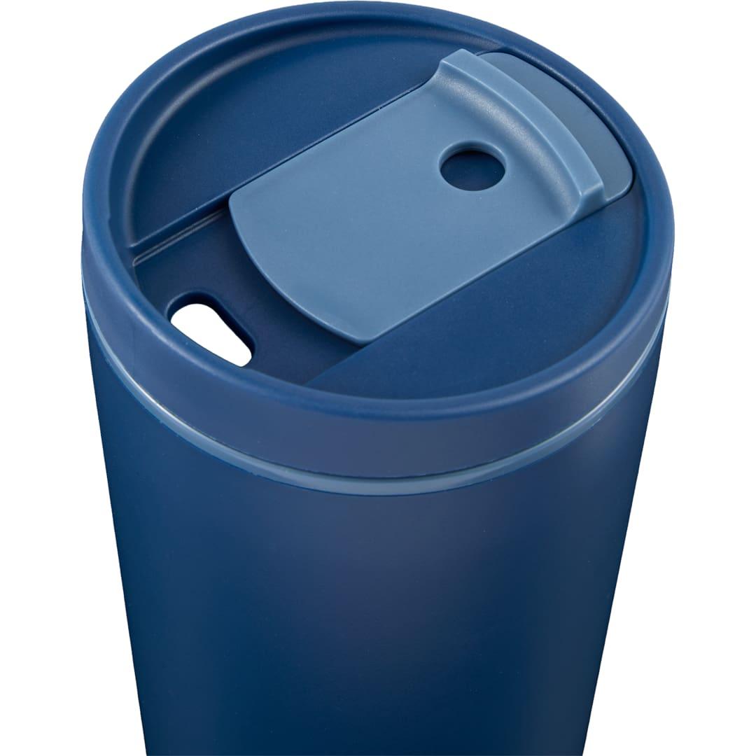Santino recycled tumbler w/ dual function lid 16oz Black miniatura 37