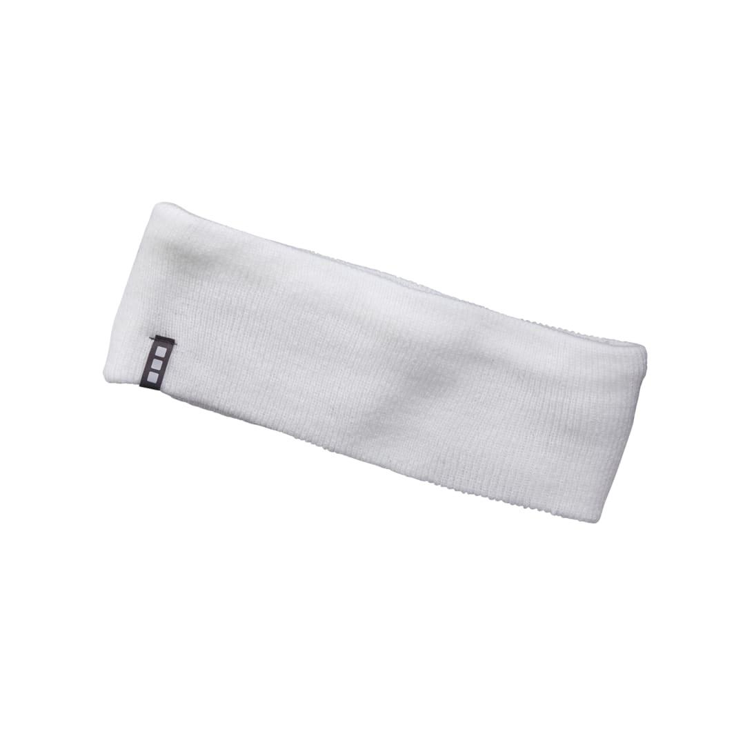 Unisex succinct knit headband Brown front