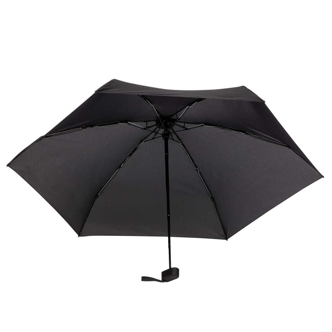 37 Compact travel umbrella with case Black miniatura 2
