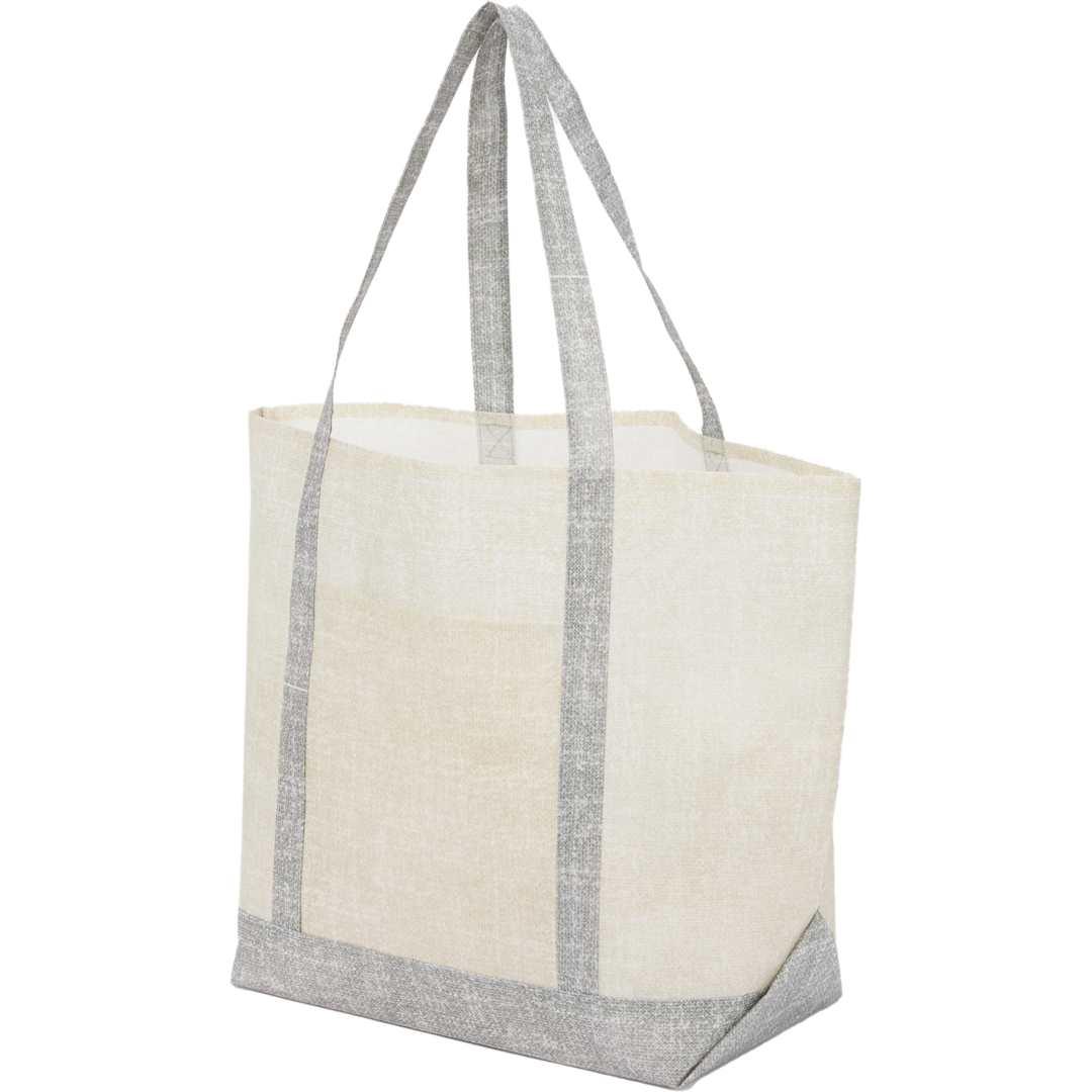 Recycled beacon non-woven all purpose tote Grey front