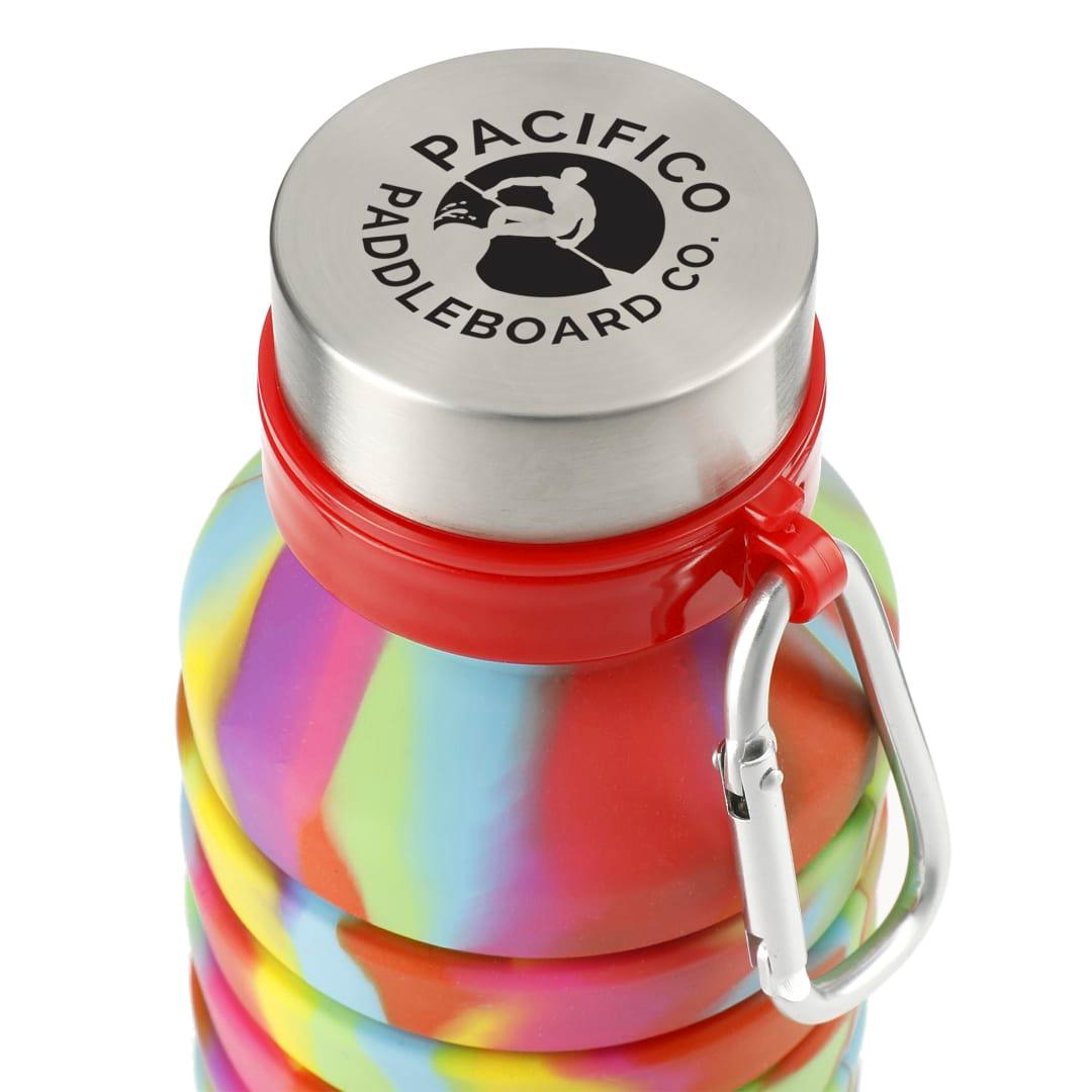 Zigoo silicone collapsible bottle 18oz - tie dye Sky Blue miniatura 17