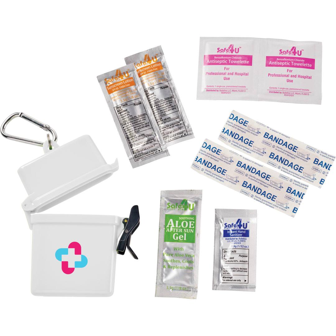 Trek 8-piece waterproof first aid kit White miniatura 10