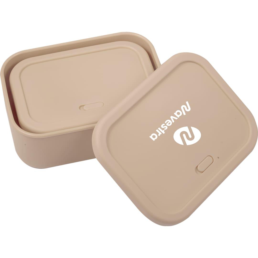 Silicone food storage box with air valve - set of Several Colors miniatura 13