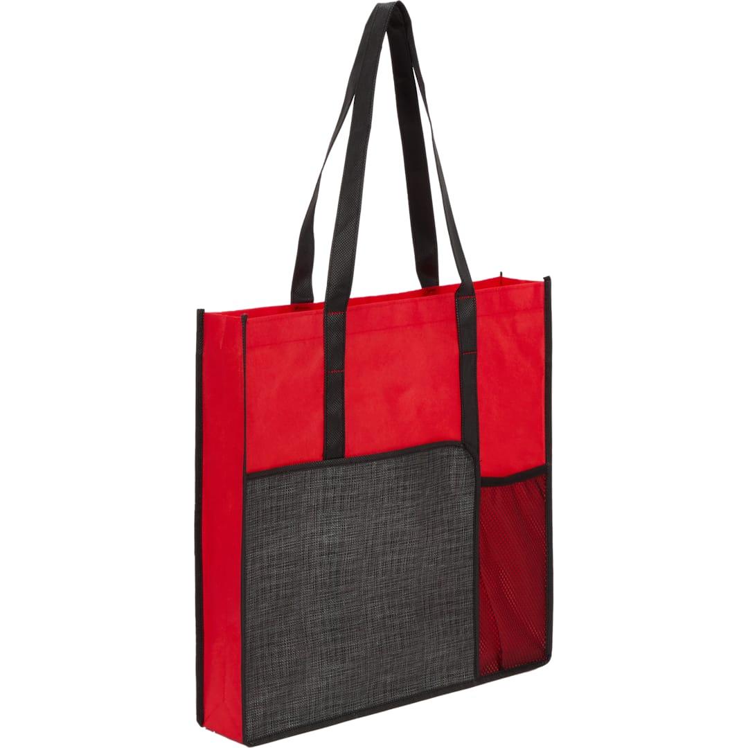 Radius recycled non-woven tote Black miniatura 21