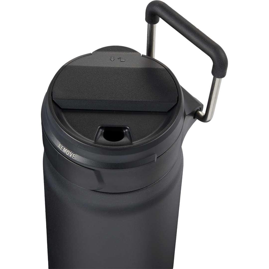 Kara recycled insulated bottle w/ swivel lid 24oz Black miniatura 7