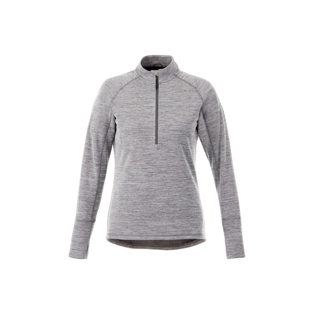 Womens crane knit half zip Blue miniatura 9