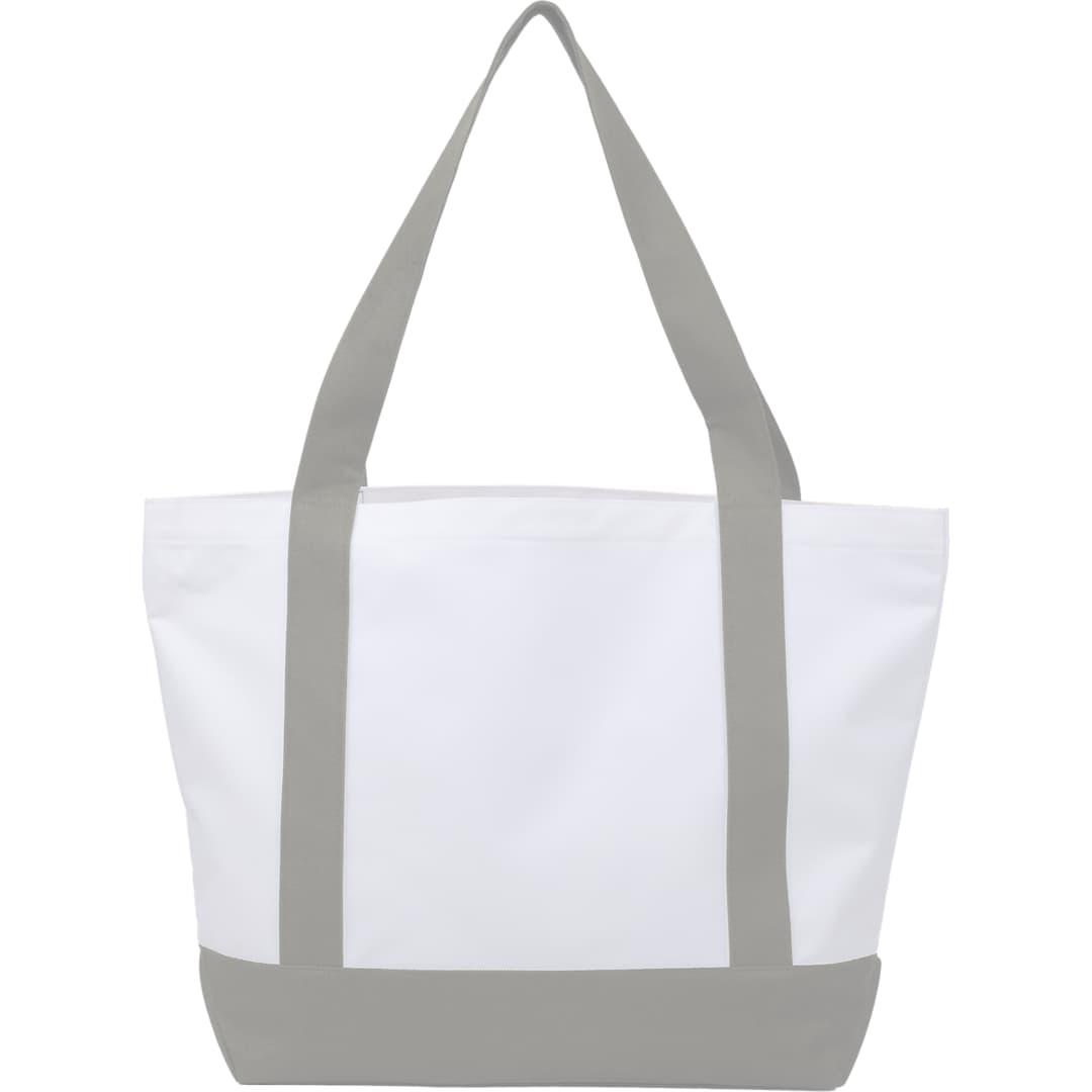 Oversized recyled canvas tote bag Black miniatura 17